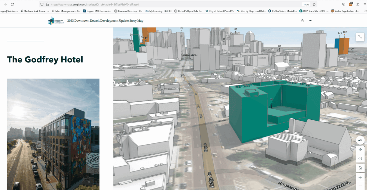 3-D Exploration of Downtown Detroit Development - Downtown Detroit 