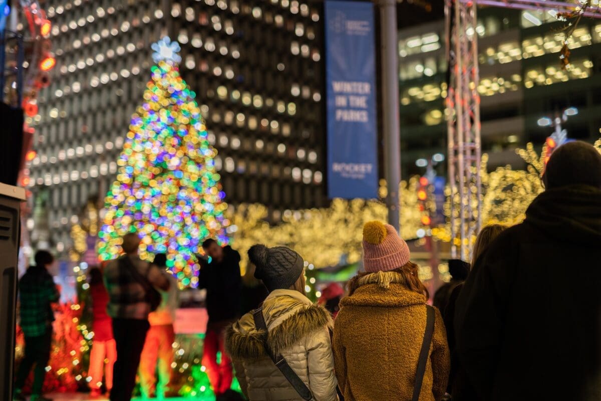 DDP Detroit Tree Lighting 2022 Downtown Detroit Partnership