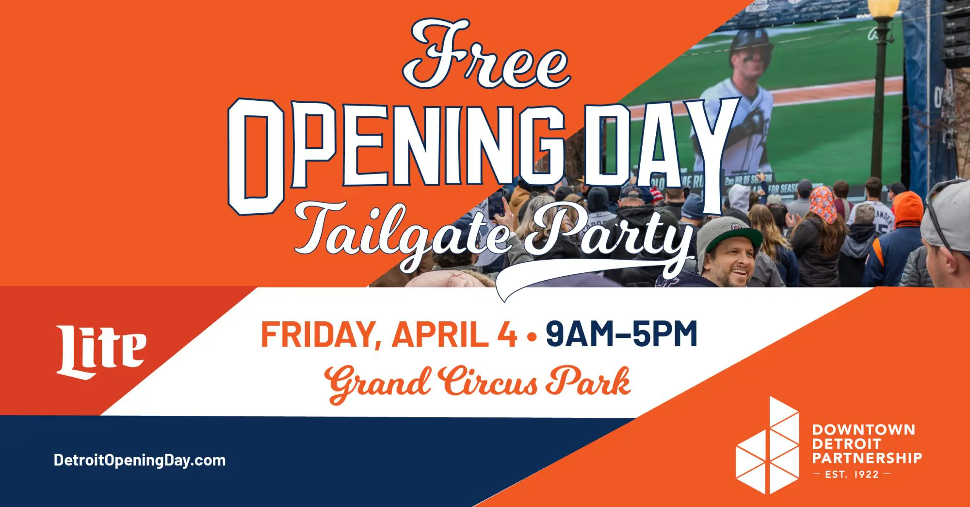 Opening Day Tailgate Graphic.