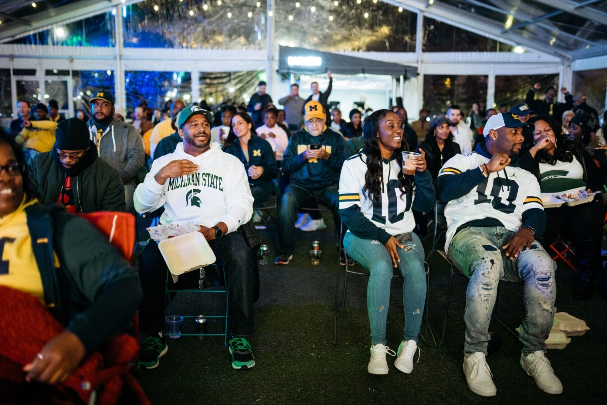 U of M vs MSU Football Watch Party Downtown Detroit Partnership