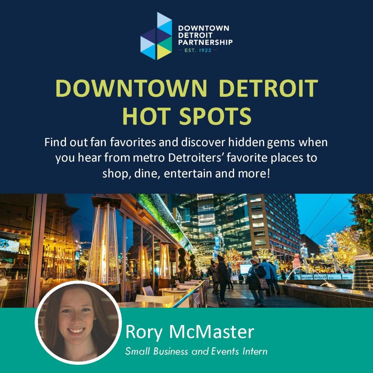 Downtown Detroit Hot Spots - Downtown Detroit Partnership