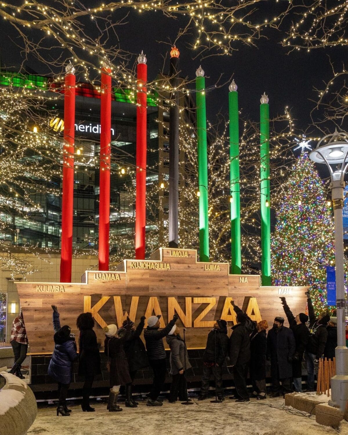 Motor City Kwanzaa Celebration and Kinara Lighting Downtown Detroit