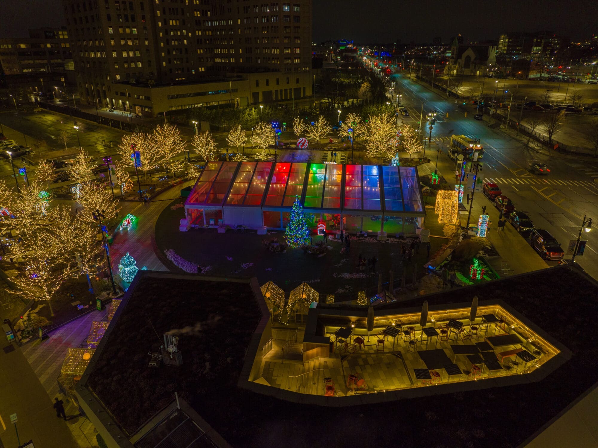 Light Up Beacon Park Downtown Detroit Partnership