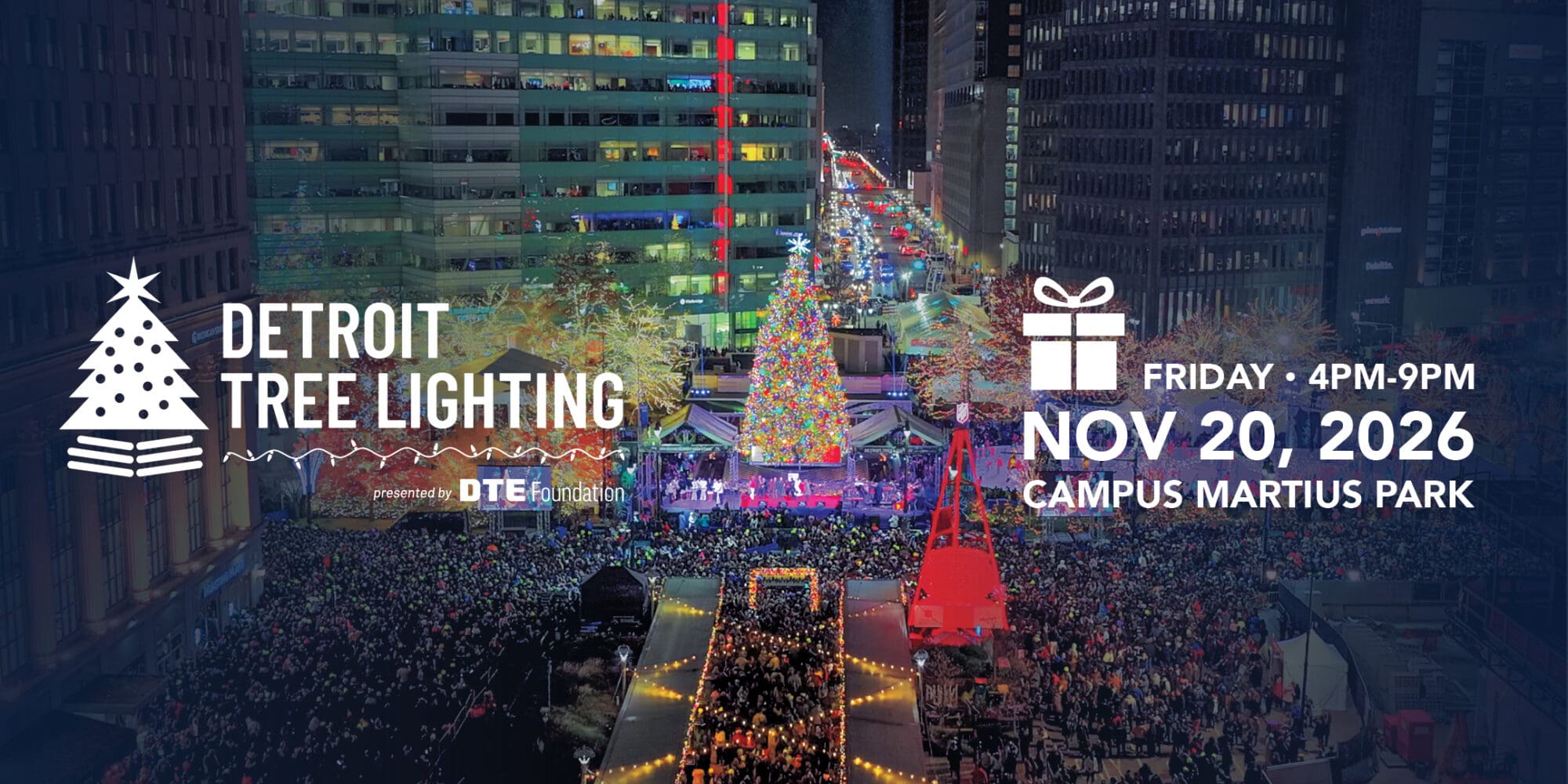 Artwork published for 23rd Annual Detroit Tree Lighting