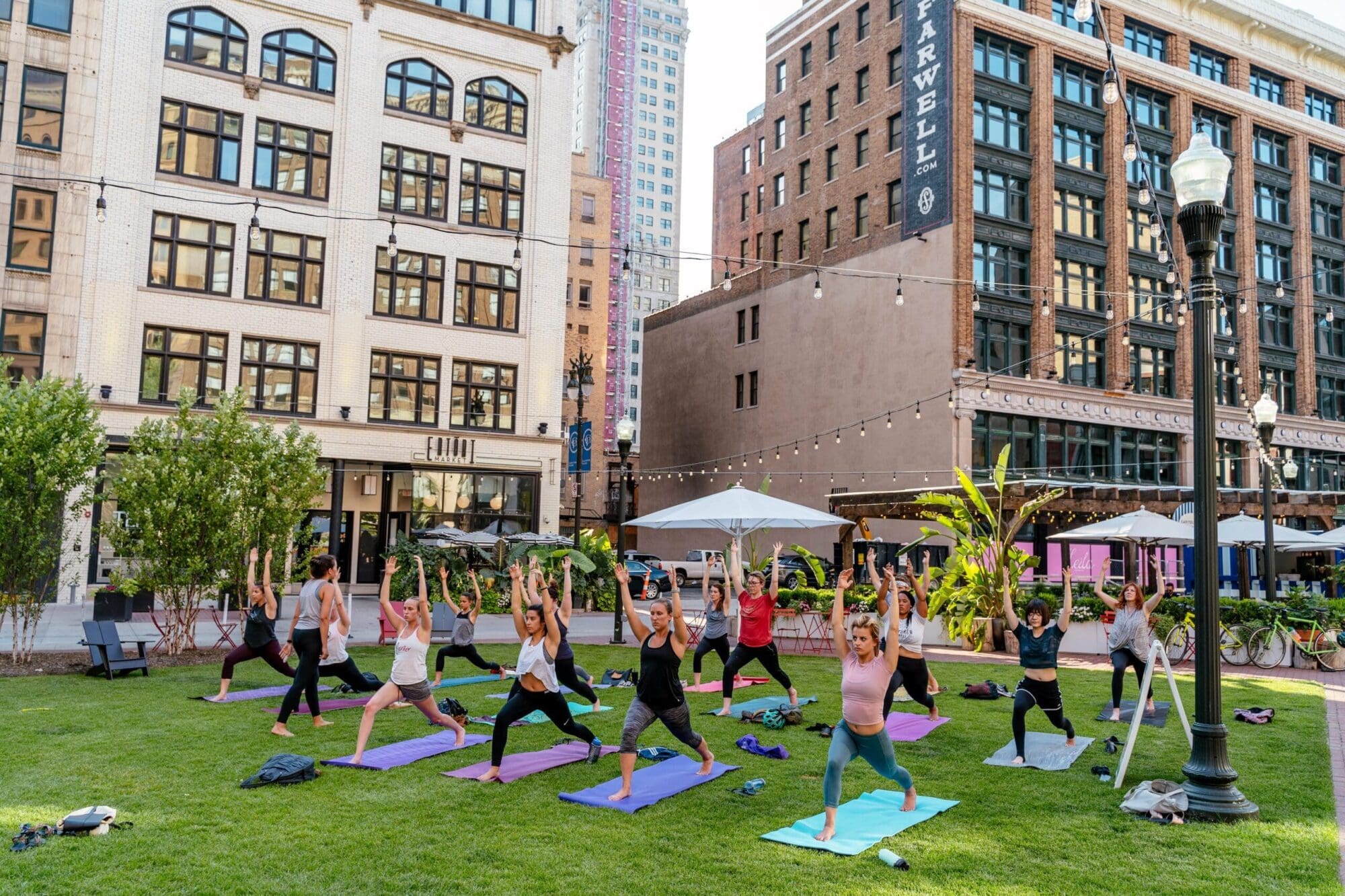 Community Yoga with Citizen Yoga - Downtown Detroit Partnership